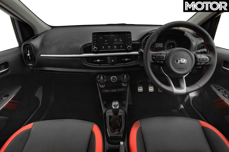 2019 Kia Picanto GT interior with Apple CarPlay and Android Auto
