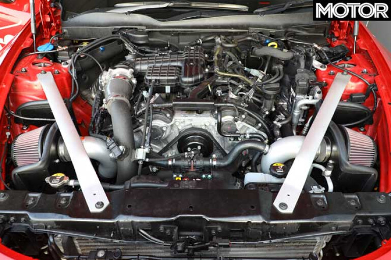 Kia Stinger GT420 track car engine