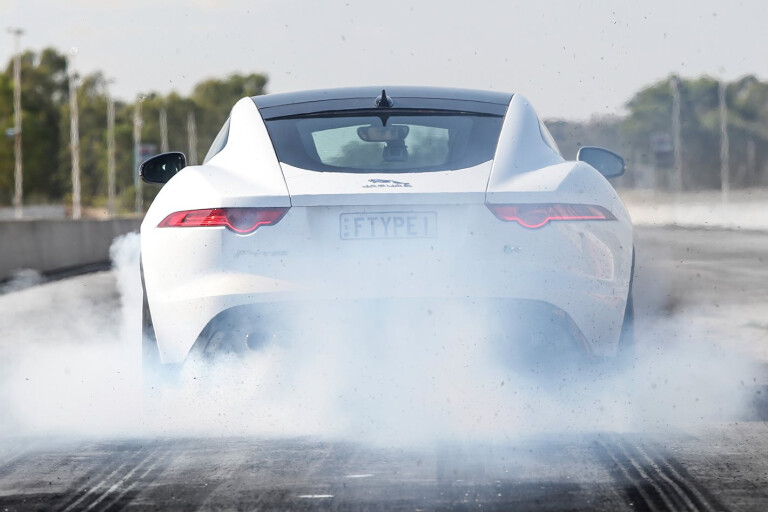 Jaguar F-Type showcases V8 engine