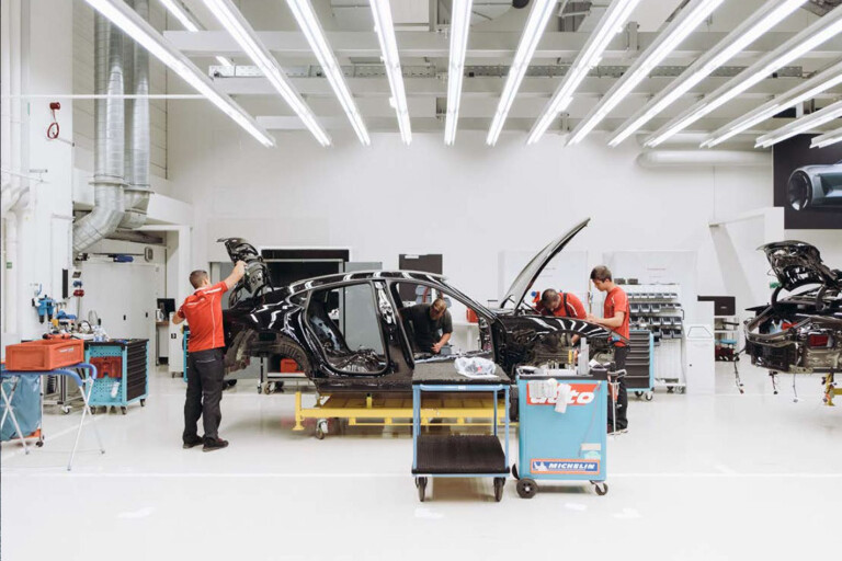 2019 Porsche Mission E teases us with pre-production body
