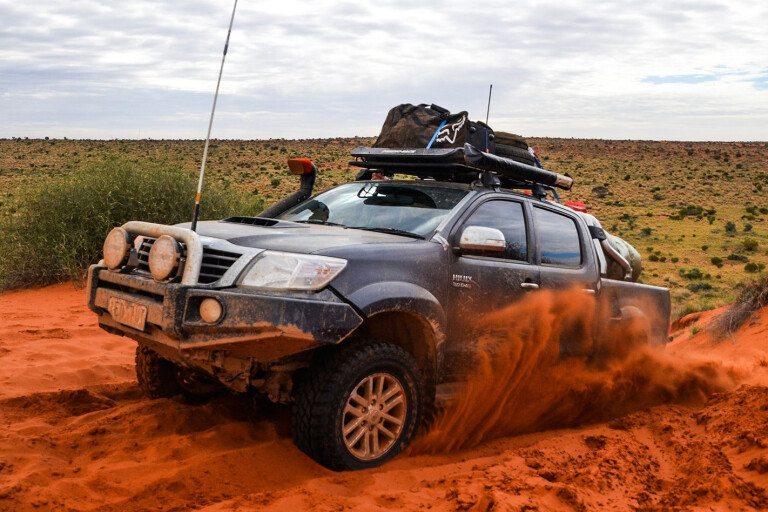 Toyota Hilux takes on the Simpson Desert