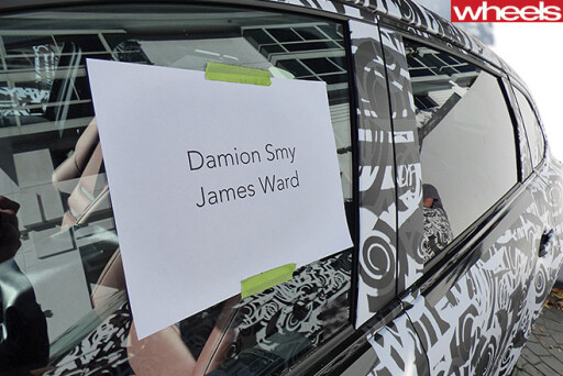 Damion -Smy -Mazda -CX-9-disguised -sign