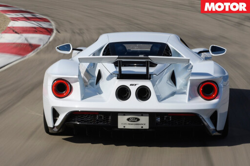 2017 Ford GT rear track