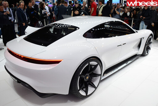 Porsche -Mission -E-Concept -Car -rear -motor -show
