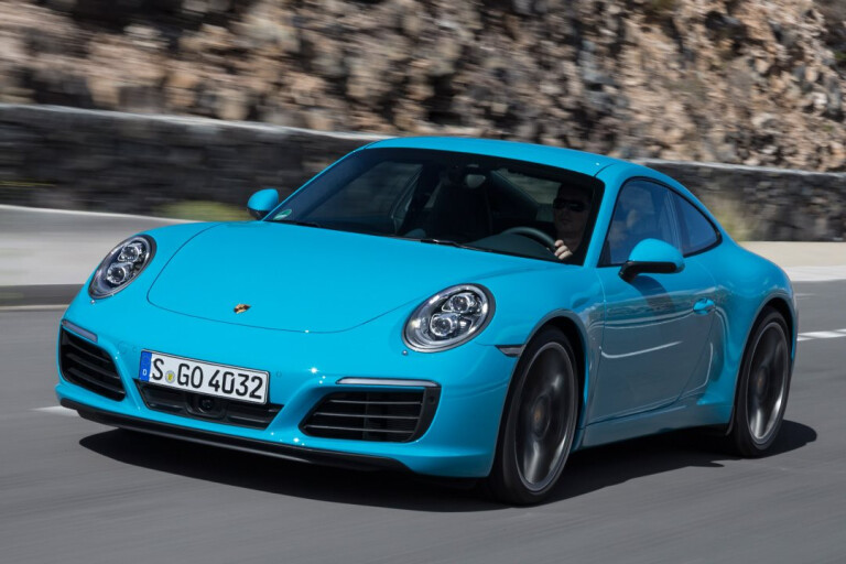 Blue Porsche 911 Carerra S