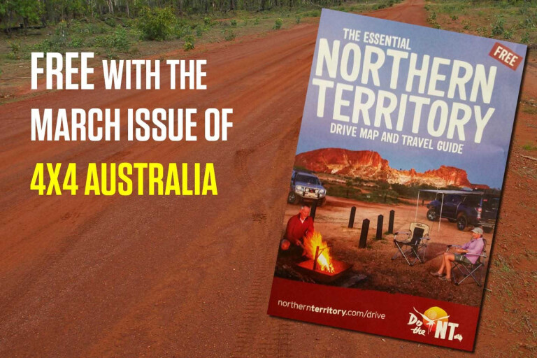Free NT drive map and travel guide with March issue of 4X4 Australia