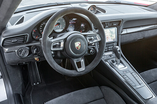 2017 Porsche 911 GTS interior