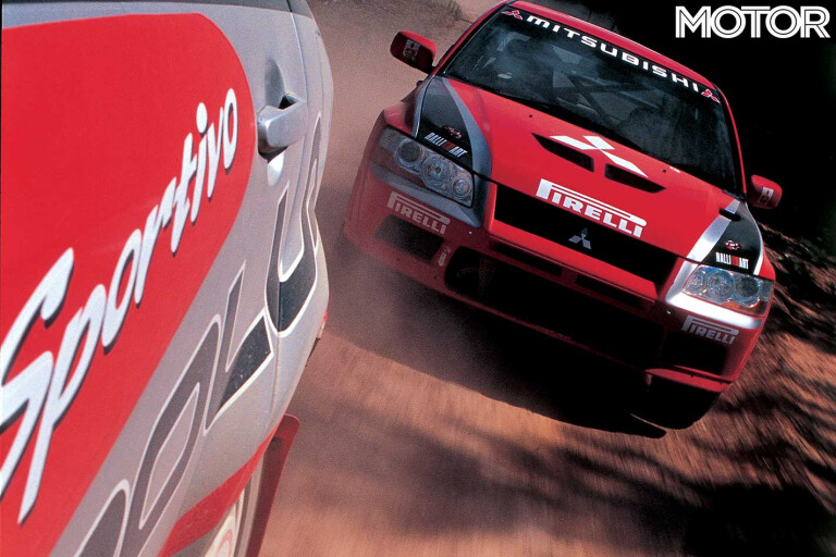 2003 Rally Spec Toyota Corolla Sportivo Vs Mitsubishi Lancer EVO VII Comparison Off Road Jpg