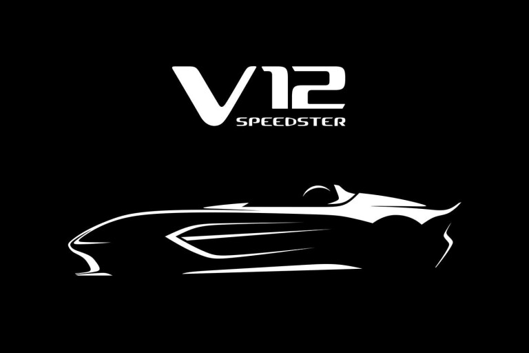 Aston Martin V12 Speedster teased
