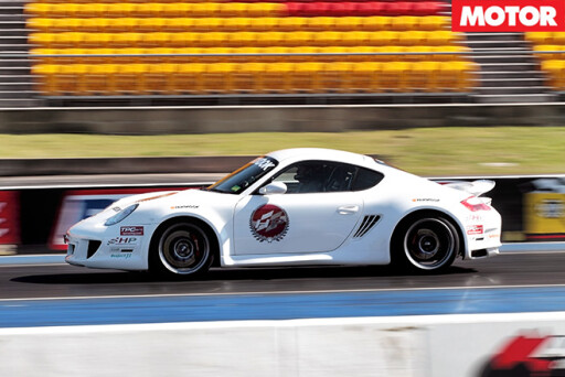 Harding performance Porsche Cayman side