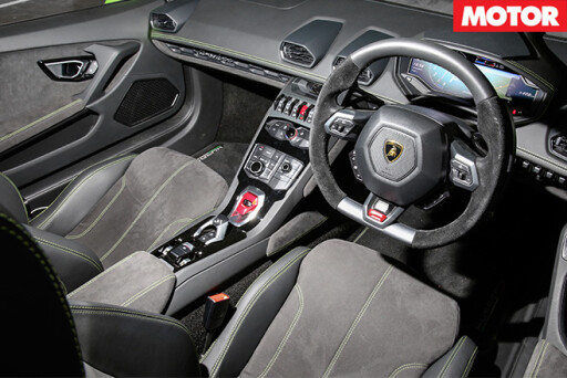 2016 Lamborghini Huracan Spyder interior