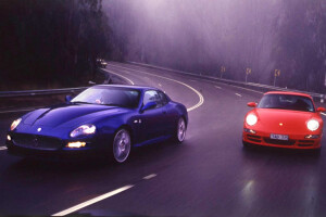 2005 Maserati GranSport vs Porsche 911 Carrera S comparison classic MOTOR