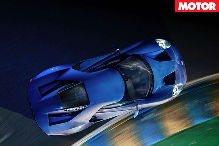Ford GT top view