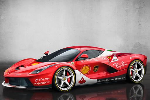 Ferrari-LaFerrari-with-scuderia-livery