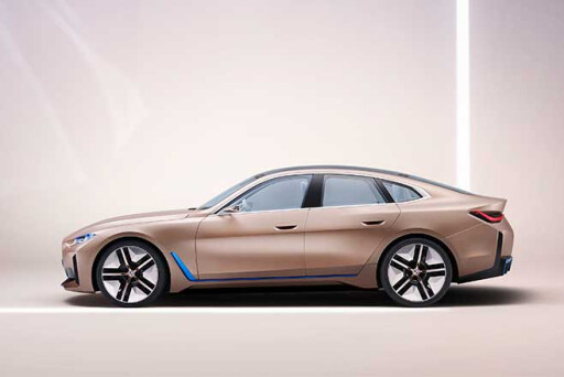 BMW i4 Concept profile.