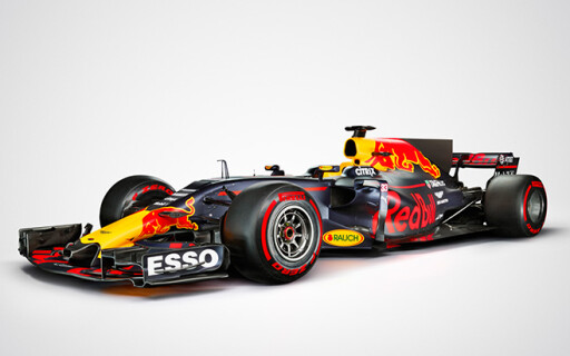 Formula 1 2017 red bull car front side