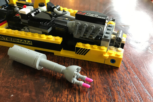 LEGO Caterham 620R engine parts