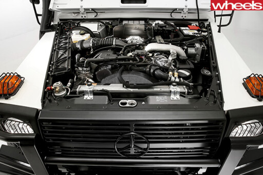 2017-Mercedes -G300-G-Professional -engine -bay