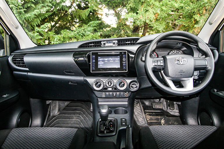Toyota HiLux 4x4 Workmate interior