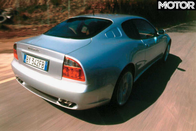 2002 Maserati Coupe Dynamic Rear Jpg