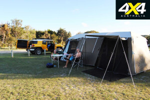 Cel Fi GO repeater finds reception at remote Moreton Island campsite