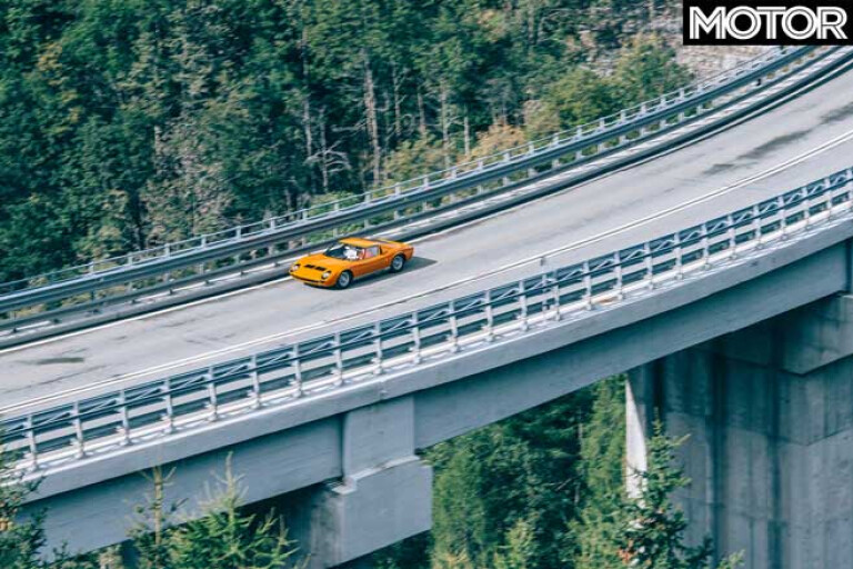 Lamborghini Miura The Italian Job Road Scene Jpg
