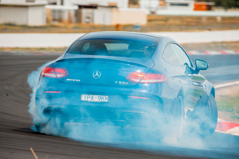 Mercedes-AMG C63 S coupe ontrack