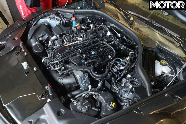 Toyota A 90 Supra Engine Uncovered Close Up Jpg