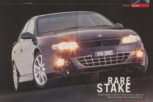 2001 Holden Commodore: Rare stake