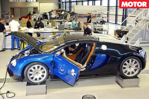 Bugatti Veyron build 2