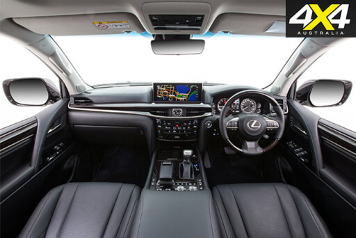 Lexus LX570 interior front