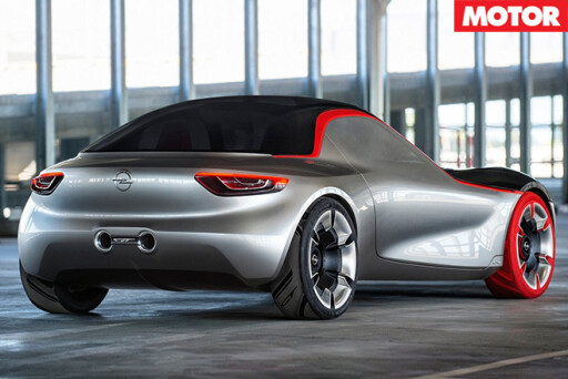 Opel GT concept rear