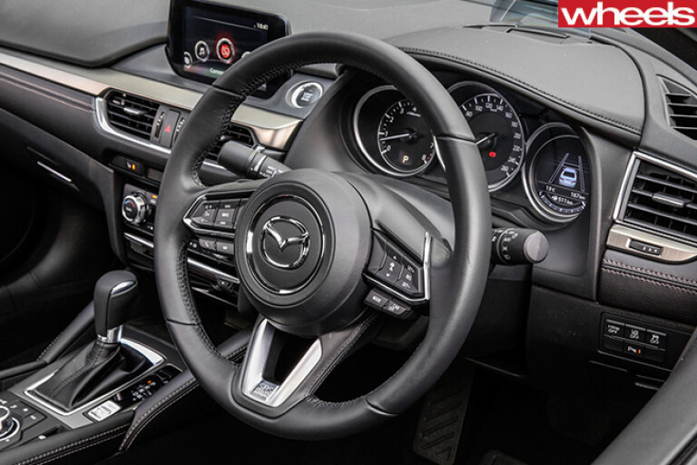 Mazda -6-driving -steering -wheel