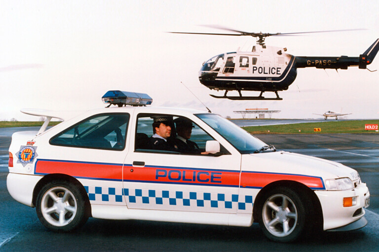 Ford Escort Cosworth police