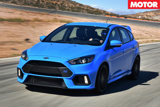 Ford focus RS driving
