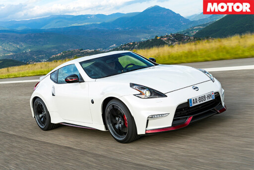 Nissan 370Z Nismo front driving
