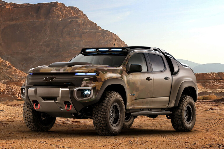 GM and US Military develop ZH2 Colorado Concept