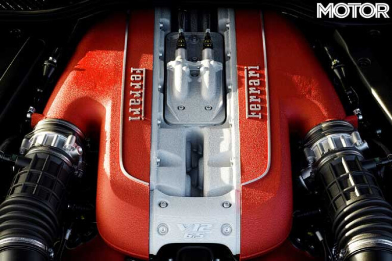 Ferrari 812 Superfast engine