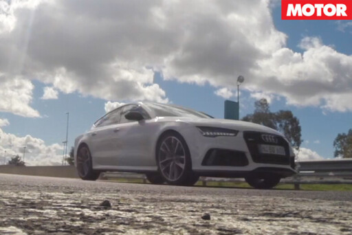 Audi RS7 Performance Acceleration Testing side