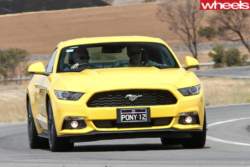 Ford -Mustang -driving -front