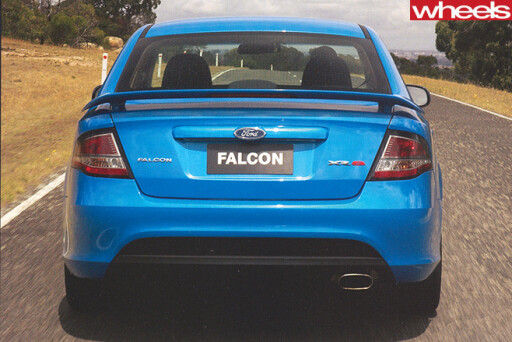 Ford -fg -falcon -driving -rear