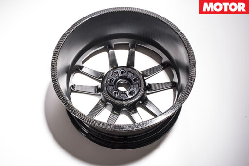 Carbon fibre wheels for Ford GT interior