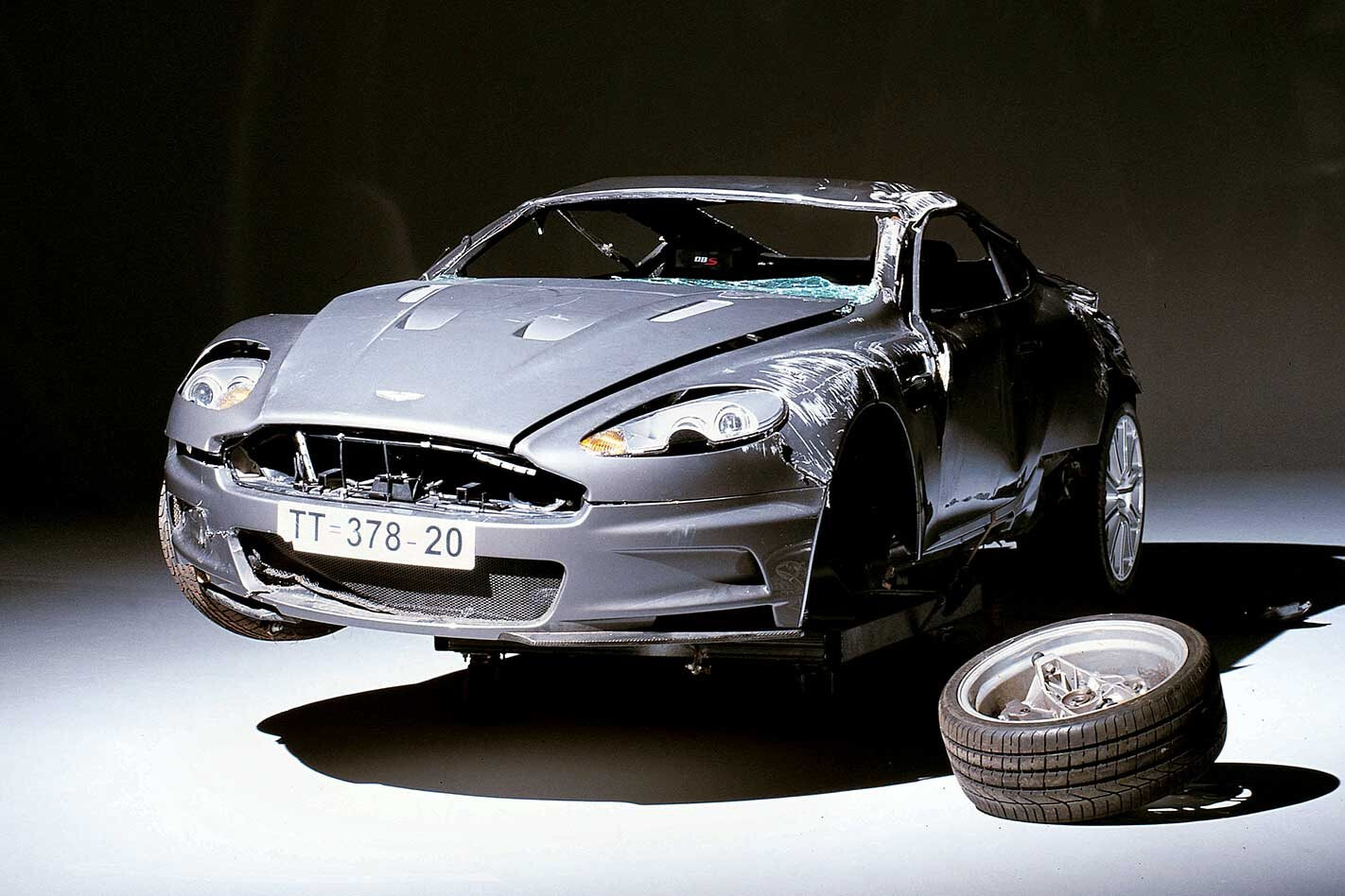 The Aston Martin Dbs Behind The James Bond Casino Royale Stunt