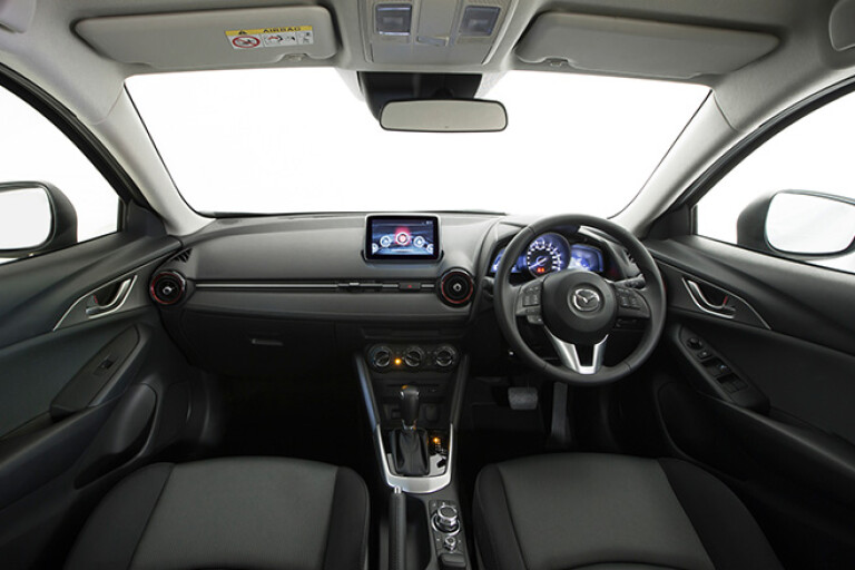 Mazda CX-3 interior steering wheel