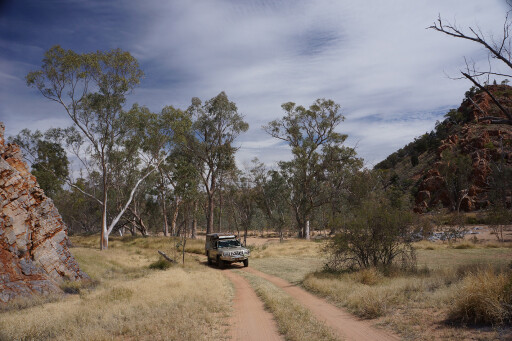 Owen Springs Reserve NT 4WD on track