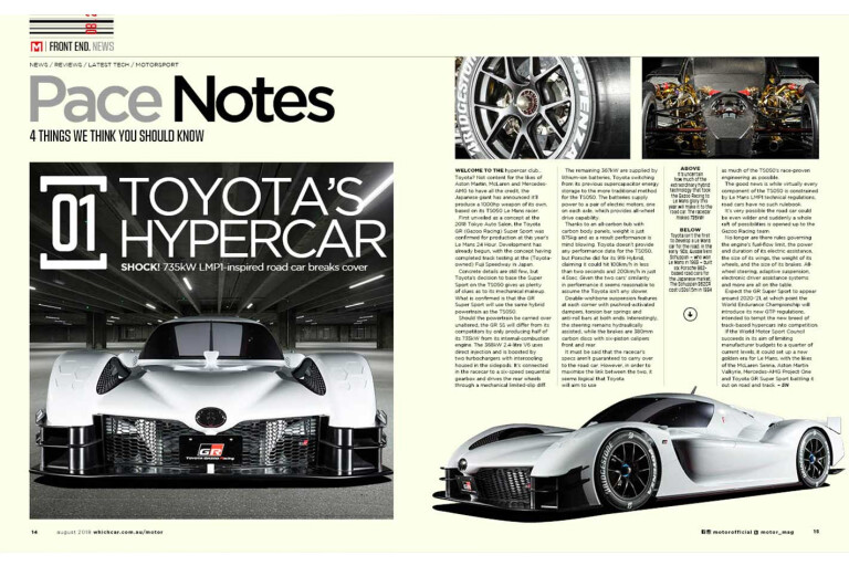 MOTOR Magazine August 2018 Issue Preview Toyota GR Jpg