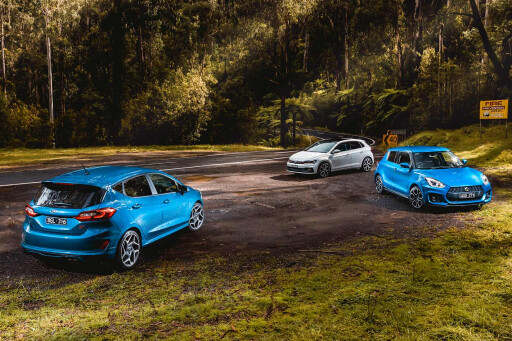 Ford Focus + Suzuki Swift + VW Golf