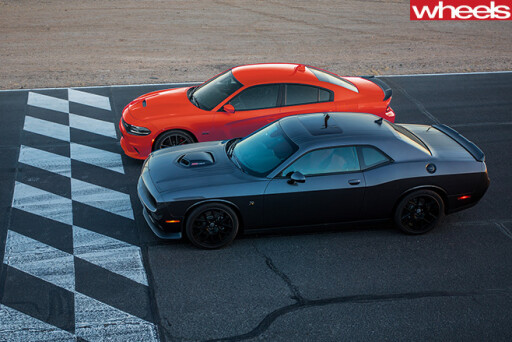 Dodge -Challenger -and -Dodge -Charger -top -side