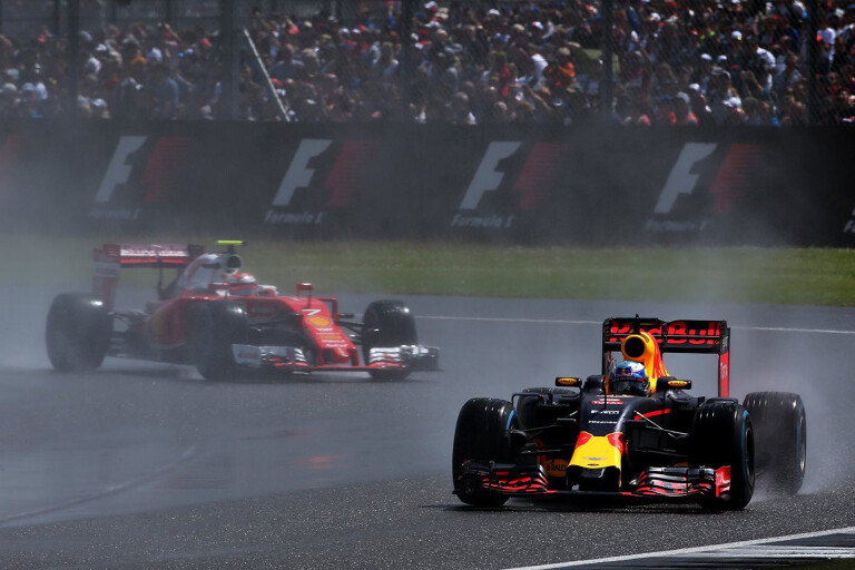 Red Bull leading Ferrari