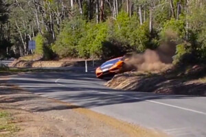 Lamborghini Huracan Targa Tasmania crash
